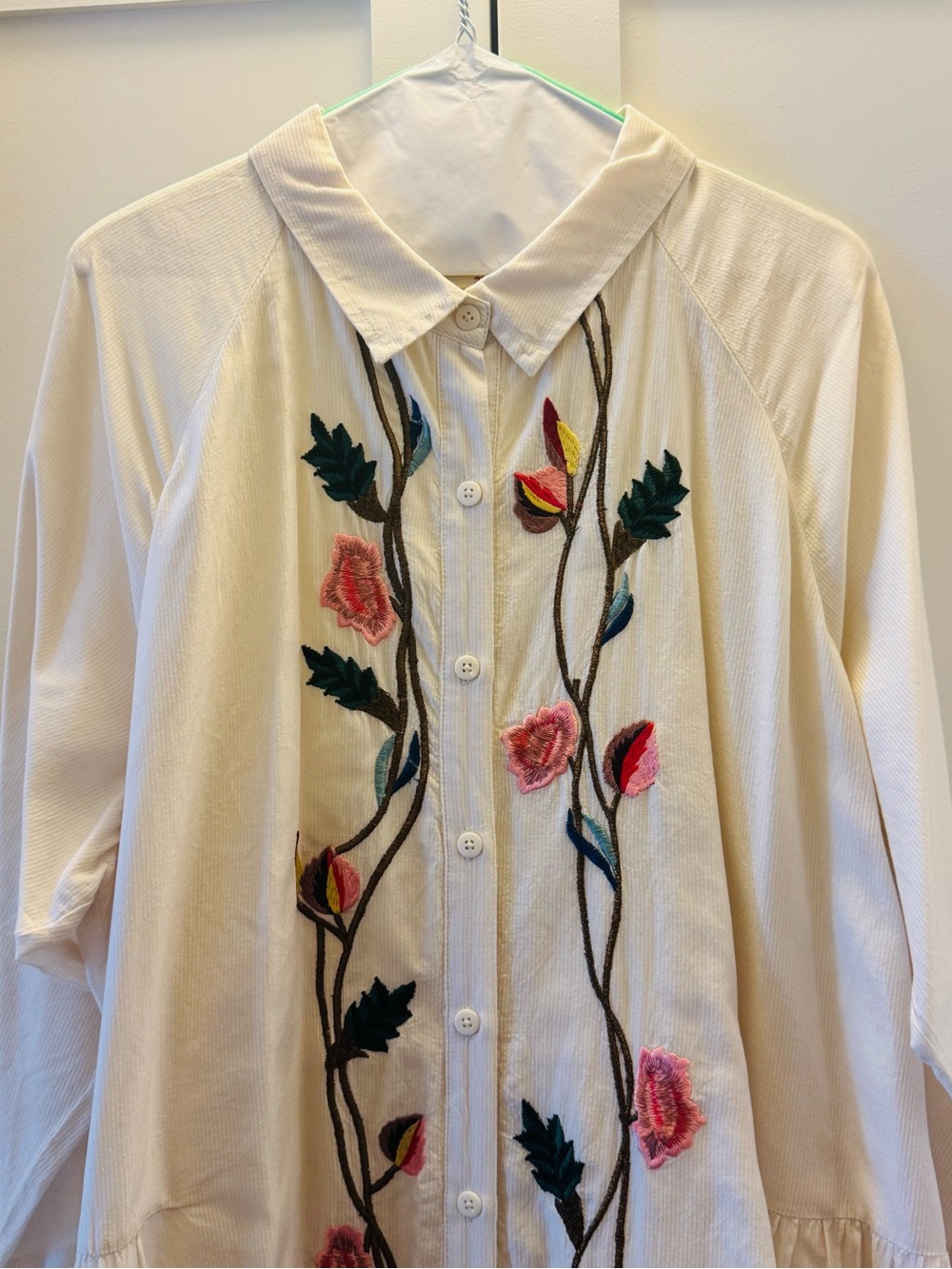 Anthropologie Embroidered Shirtdress by Samant Chauhan - Picture 4 of 8